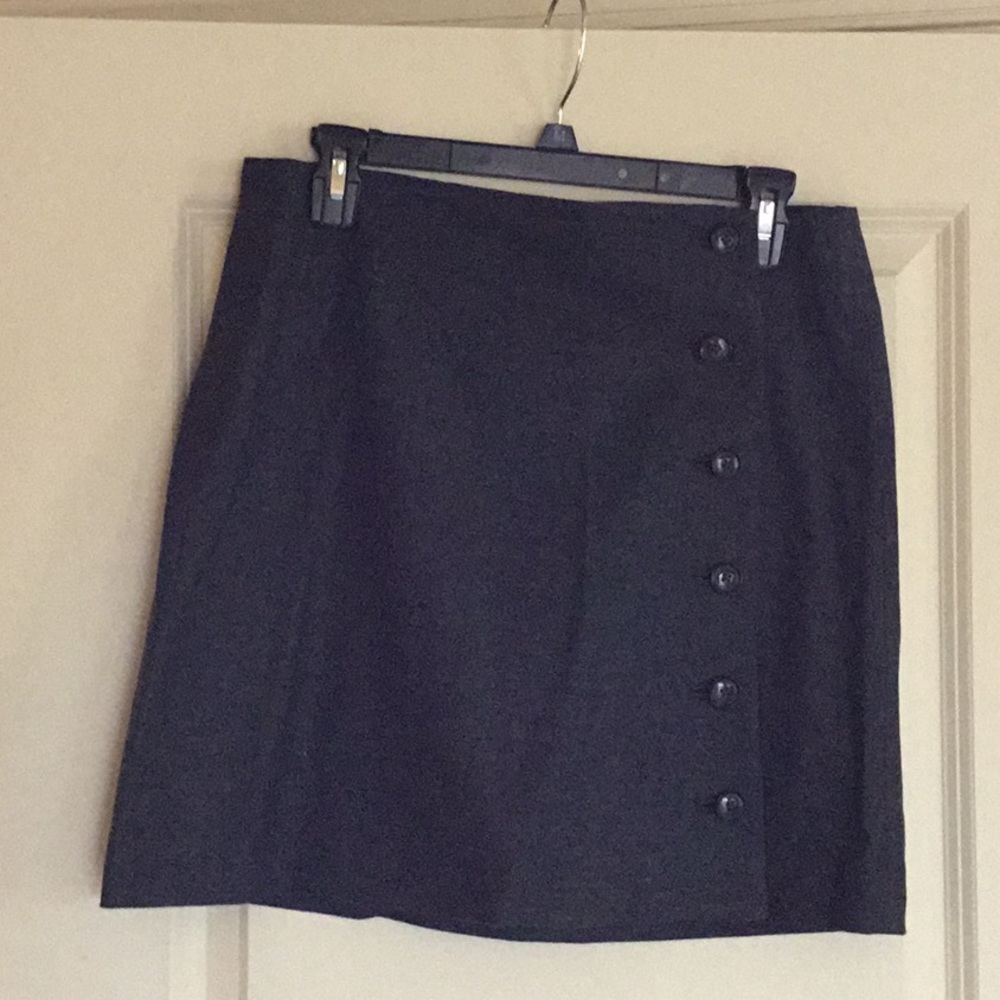 Charcoal gray skirt